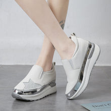 Load image into Gallery viewer, Stylish rhinestone thick sole casual shoes
