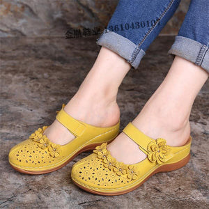 Ladies Flat Round Toe Casual Sandals