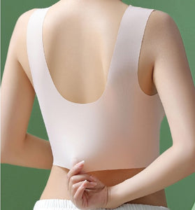 No Wire Push up Bra Wrapped Chest Vest