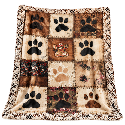 Amoroart™ Pawprint Comfort Blanket