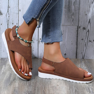 Women's breathable soft bottom casual sandals