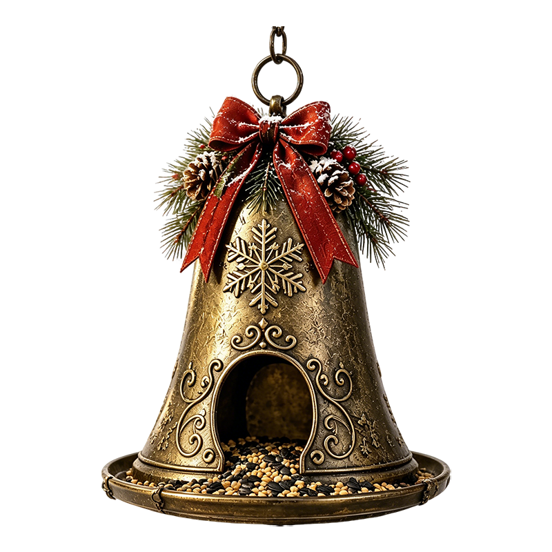 Graddi Holly & Seed Christmas Bird Feeder