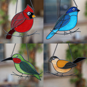 Animal Stained Glass Pendant