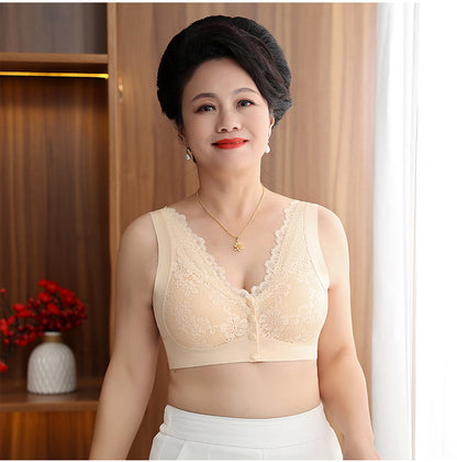 Seamless Front BucklE-less WirE-free Tank Top Bra