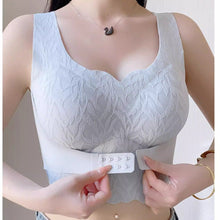 Load image into Gallery viewer, Women&#39;s Front Button Adjustable Seamless Sports Bra
