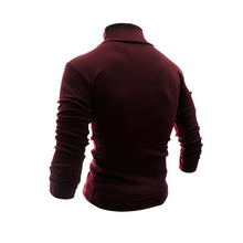 Load image into Gallery viewer, Men&#39;s Cotton Blend Turtle Neck Knitted Slim Sweater
