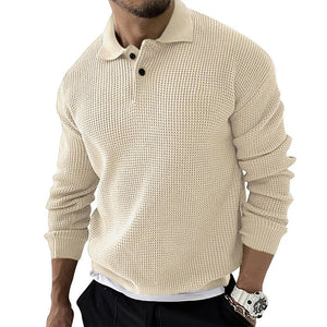 Jumpers for Men Solid Color Sweater Shirt Pullover Sweater