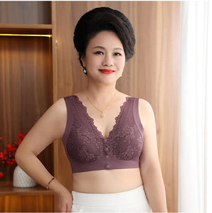 Seamless Front BucklE-less WirE-free Tank Top Bra