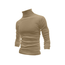 Load image into Gallery viewer, Men&#39;s Cotton Blend Turtle Neck Knitted Slim Sweater
