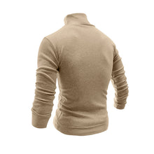 Load image into Gallery viewer, Men&#39;s Cotton Blend Turtle Neck Knitted Slim Sweater
