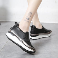 Load image into Gallery viewer, Stylish rhinestone thick sole casual shoes
