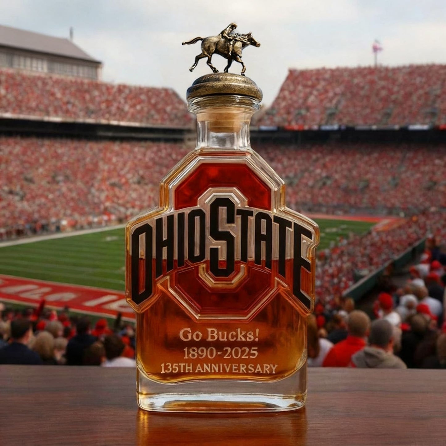 Detroit Limited Edition Motor City Whiskey Bottle