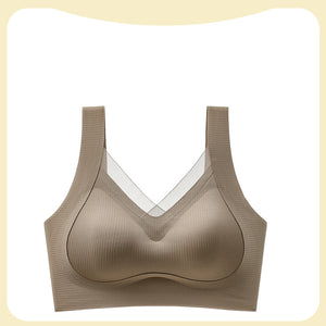 Women's Seamless Push-Up Breast Reduction Anti-sagging Sports Bra