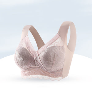 Women's thin no wire lace bra