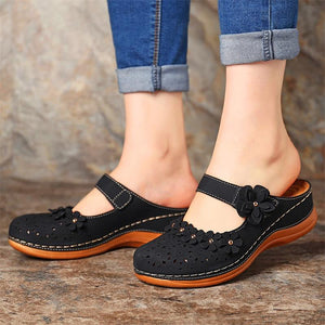 Ladies Flat Round Toe Casual Sandals