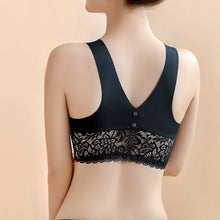 Load image into Gallery viewer, Push up thick no steel ring front button bra
