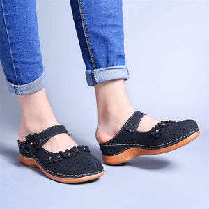 Ladies Flat Round Toe Casual Sandals