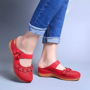 Ladies Flat Round Toe Casual Sandals