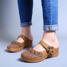 Load image into Gallery viewer, Ladies Flat Round Toe Casual Sandals
