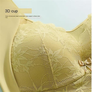 Push-up back lace seamless bra