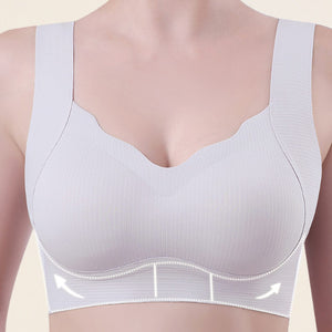 Wire-Free Seamless Push-Up One-Piece Bra