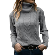 Load image into Gallery viewer, Women&#39;s Turtleneck Sweaters 2024 Fashion Long Sleeve Pullover
