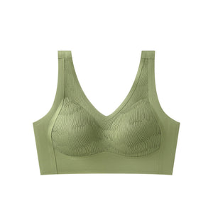 Women's Thin Fixed Cup Unbreasted Pull-Up Bra