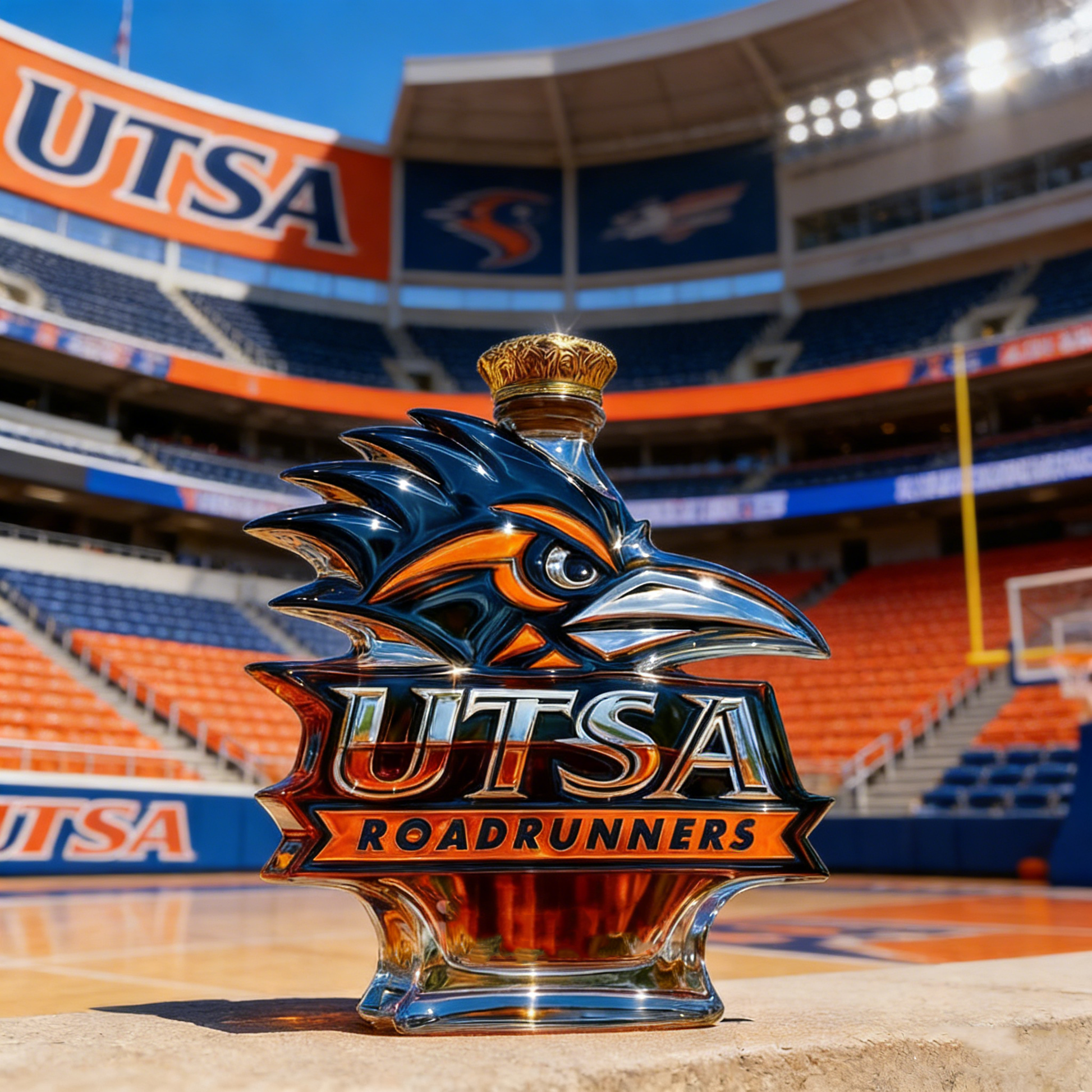 UTSA Roadrunners Limited Edition Whiskey Bottle