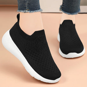 Ladies Spring Slip-On Soft Sole Lightweight Casual Shoes