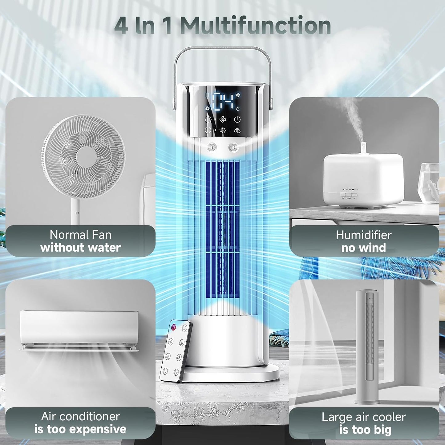 Portable Air Conditioners Tower Cooling Fan