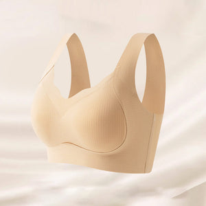 Wire-Free Seamless Push-Up One-Piece Bra