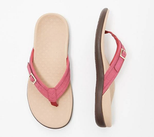 Load image into Gallery viewer, THONG SLIPPERS WITH BUCKLE DETAIL
