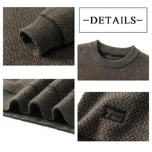 Load image into Gallery viewer, Men&#39;s Warm Cozy Lined Solid Color Premium Sweater
