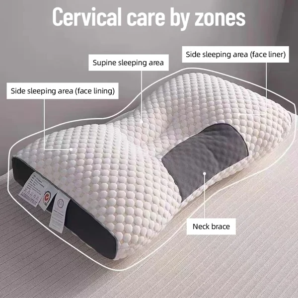 💥 Big Sale 50% OFF💥 Welnax™ Antibacterial Neck Support Sleep-Aid Massage Pillow