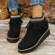 Load image into Gallery viewer, Womens Booties Casual Ankle Boots Work Women Side Zipper Faux Suede Winter Shoes
