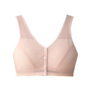 Comfortable Breathable Front Closure Mesh Bra No Underwire