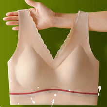 Load image into Gallery viewer, Women&#39;s seamless push-up latex deep V comfortable bra
