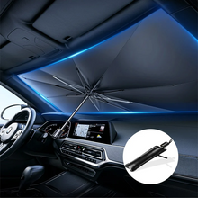 Load image into Gallery viewer, Foldable Car Windshield Sun Shade Umbrella
