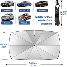 Load image into Gallery viewer, Foldable Car Windshield Sun Shade Umbrella
