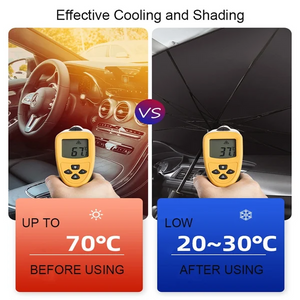 Foldable Car Windshield Sun Shade Umbrella