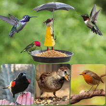 Load image into Gallery viewer, Hanging Umbrella Girl Bird Feeder Garden Decor
