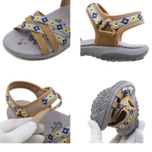 Load image into Gallery viewer, Womens Walking Athletic Sandals Open Toe Wide Comfy Water Sandal
