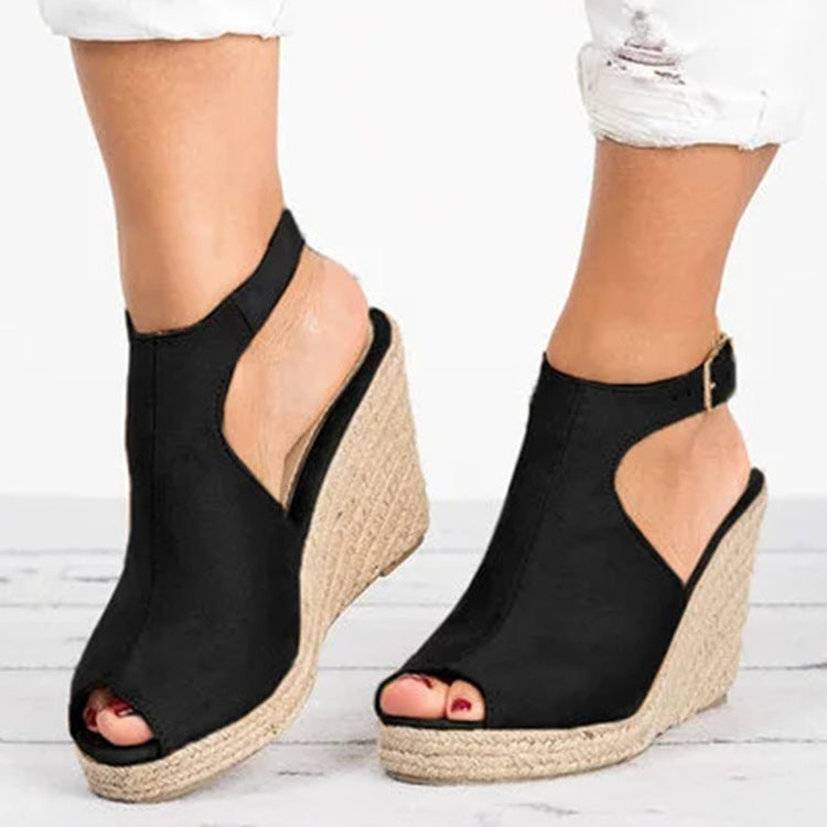 Ladies Summer Fish Mouth Casual Sandals