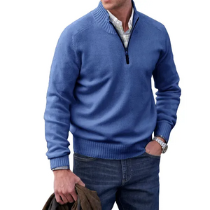 🔥MEN'S CASHMERE ZIPPER BASIC SWEATER🔥