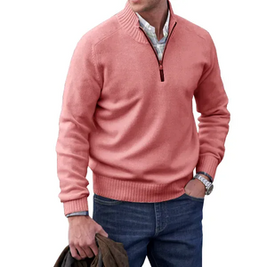 🔥MEN'S CASHMERE ZIPPER BASIC SWEATER🔥