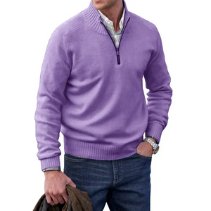 🔥MEN'S CASHMERE ZIPPER BASIC SWEATER🔥