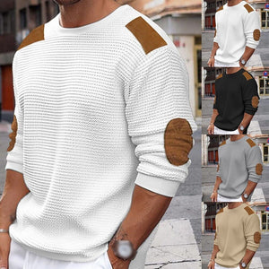 Men's Sweater Knitting Knitwear Sweatshirt Crew - Neck Easy Care