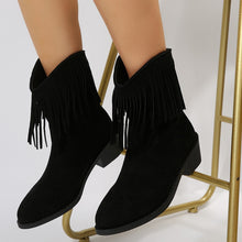 Load image into Gallery viewer, Winter Women&#39;s Tassels Arrival Retro Pointed Toe Boots
