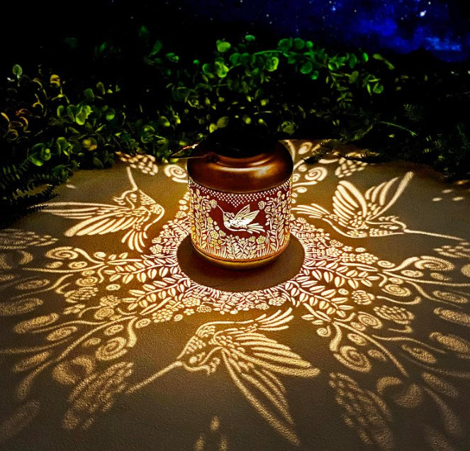 Outdoor Waterproof Hummingbird Solar Lanterns