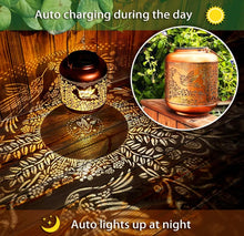 Load image into Gallery viewer, Outdoor Waterproof Hummingbird Solar Lanterns
